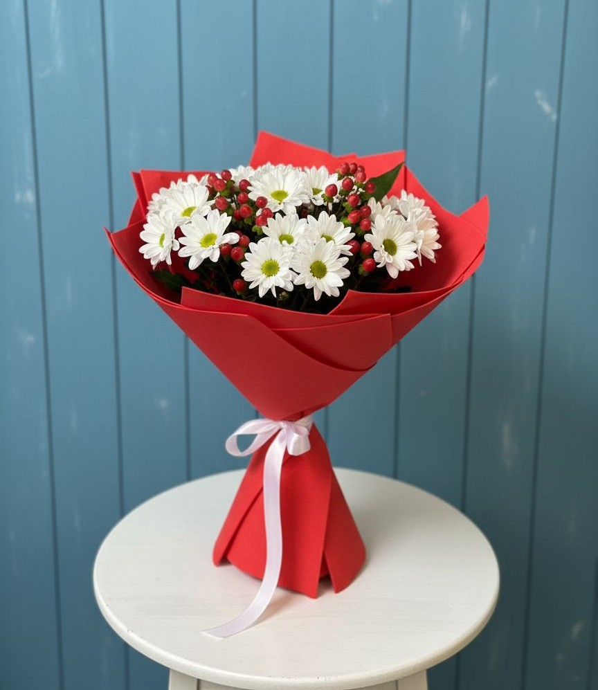 Букет цветов из: Хризантемы в Нижнедевицком