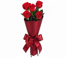 Букет 5 Красных роз Эдлесс Лав в Нижнедевицком