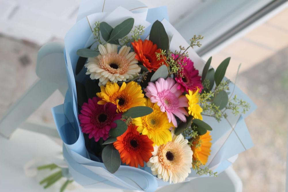 Букет цветов из: Герберы в Нижнедевицком