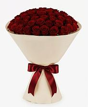Букет 101 Бордовая роза Блэк Бакарра в Нижнедевицком