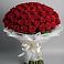 Букет 101 Красная роза Блэк Мэджик в Нижнедевицком