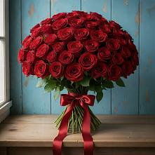 Букет Красные розы Блэк Меджик в Нижнедевицком