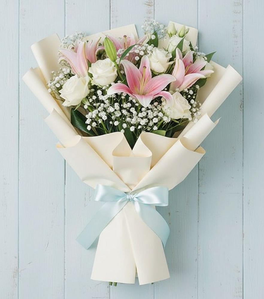 Букет цветов из: Лилии в Нижнедевицком