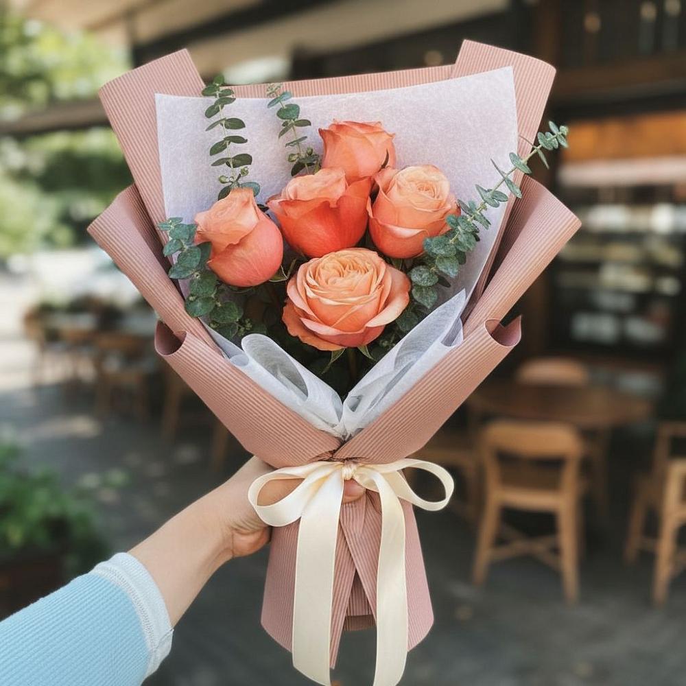 Букет цветов из: Розы в Нижнедевицком