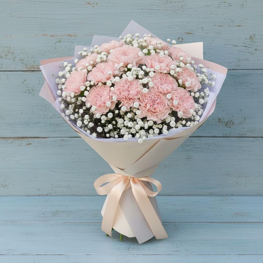 Букет цветов из: Гвоздики в Нижнедевицком