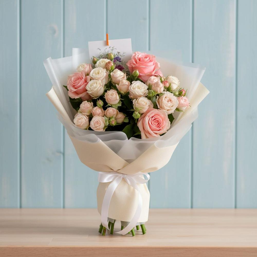 Букет цветов из: Розы в Нижнедевицком