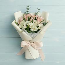 Букет цветов из:  Альстромерии в Нижнедевицком