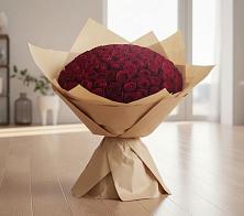 Букет 101 Красная роза в Нижнедевицком