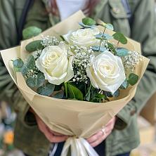 Букет Нежные грёзы в Нижнедевицком Букет цветов из: Розы в Нижнедевицком