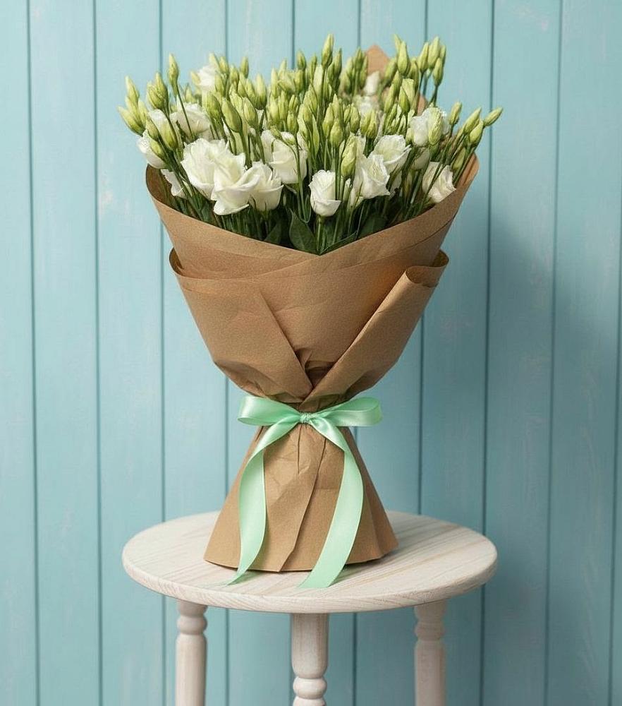 Букет цветов из: Лизиантусы в Нижнедевицком