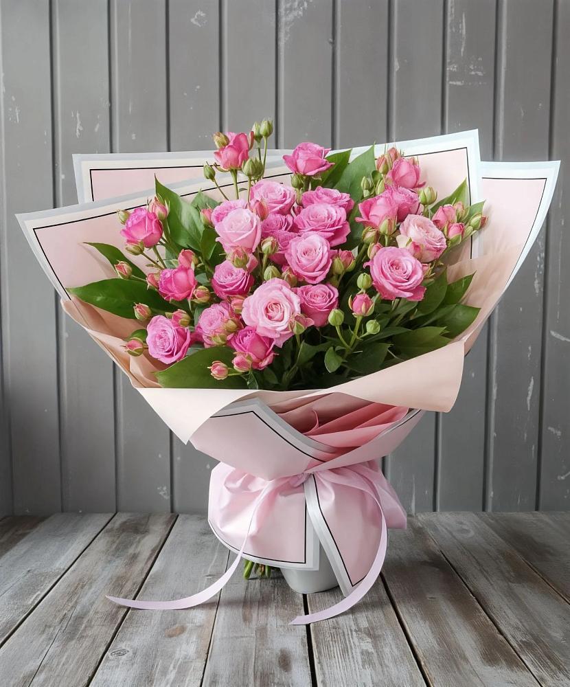 Букет Розовый кустик в Нижнедевицком