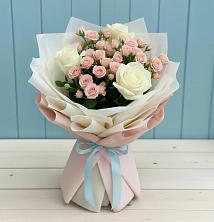 Букет цветов из:  Розы в Нижнедевицком