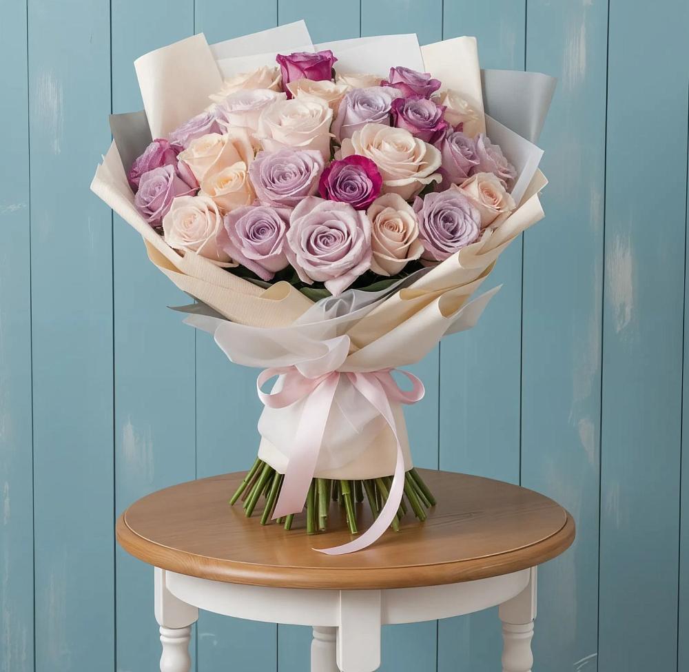 Букет цветов из: Розы в Нижнедевицком