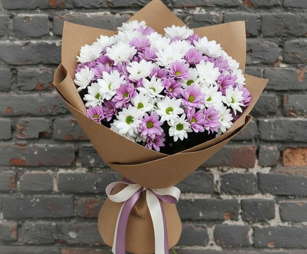 Букет цветов из: Хризантемы в Нижнедевицком