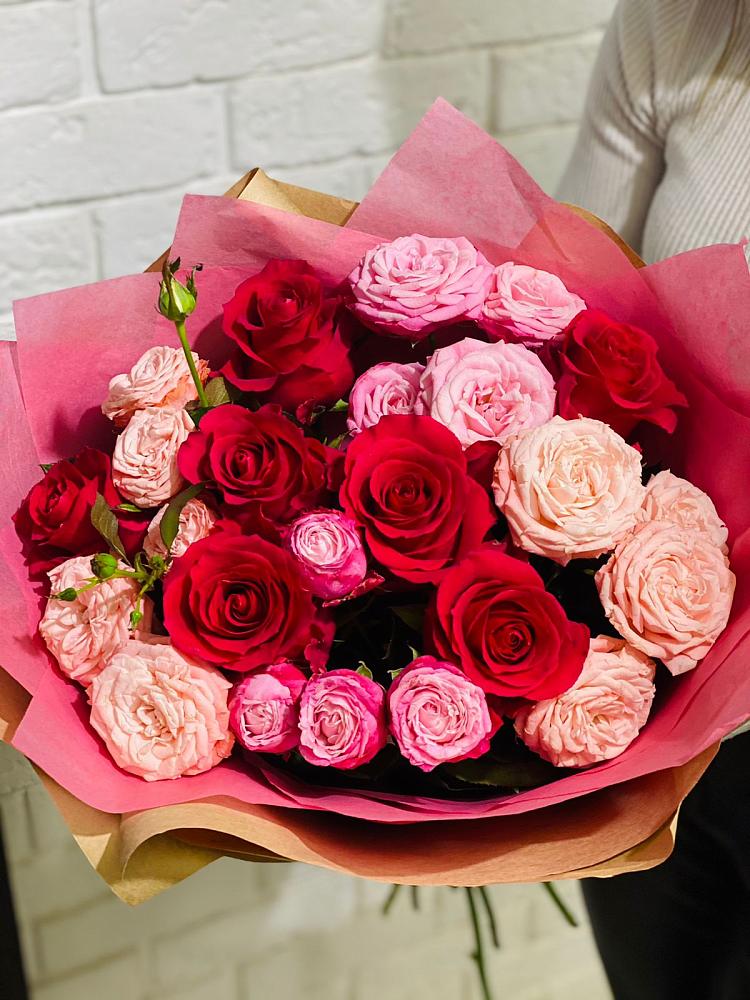 Букет цветов из: Розы в Нижнедевицком