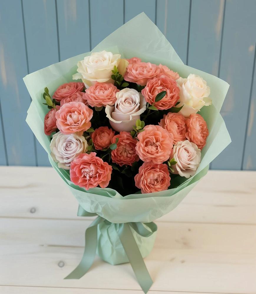 Букет цветов из: Розы в Нижнедевицком