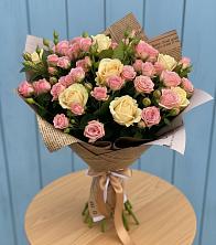 Букет цветов из:  Розы в Нижнедевицком