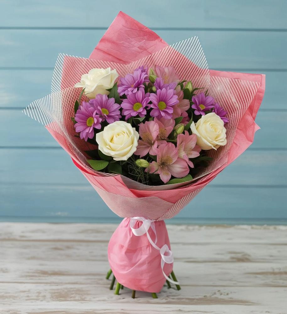 Букет цветов из: Герберы в Нижнедевицком