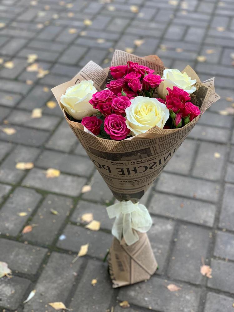 Букет цветов из: Розы в Нижнедевицком