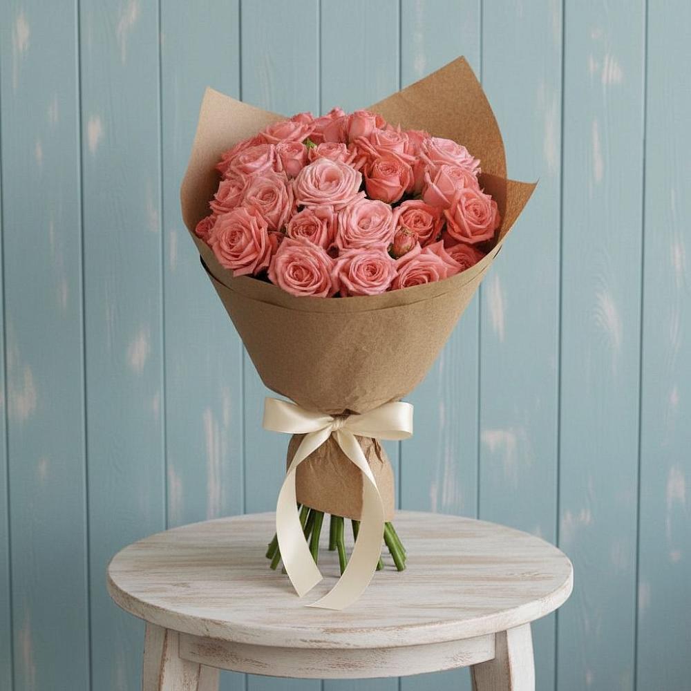 Букет цветов из: Розы в Нижнедевицком