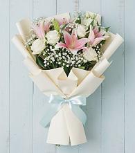 Букет цветов из:  Лилии в Нижнедевицком